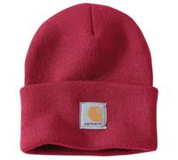 Carhartt Knit Cuffed Beanie Sombrero, Rojo Industry, Talla única Unisex Adulto