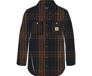 Carhartt Ladies Loose Fit Twill Plaid Shirt 107136 L