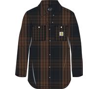 Carhartt Ladies Loose Fit Twill Plaid Shirt 107136 S