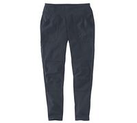 Carhartt Legging ligero para mujer (talla regular y grande), Azul marino/flor y brillo, Large