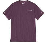 Carhartt Lightweight Durable Relaxed Fit Camiseta, lila, tamaño L para Hombres