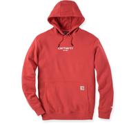 Carhartt Lightweight Logo Graphic Sudadera con capucha, rojo, Talla S