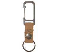 Carhartt Llavero unisex de nailon para adultos, llavero duradero con clip de autobloqueo, nailon (marrón), talla única, EE. UU.