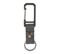 Carhartt Llavero unisex para adultos, soporte para llavero con clip de puerta de metal autobloqueante, pato de nailon (grava), talla única