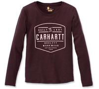 Carhartt Lockhart Camisa de manga larga para damas, rojo, tamaño S para Mujer