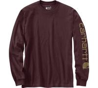 Carhartt Logo Longsleeve, morado, Talla M