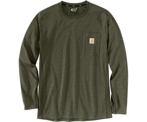 Carhartt Longsleeve Force Flex Pocket T-Shirt L/S Basil Heather S