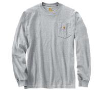 Carhartt Longsleeve Workwear Pocket T-Shirt L/S Heather Grey XL
