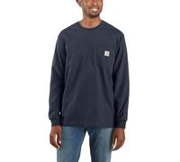Carhartt Workwear Pocket Camisa Longsleeve, azul, tamaño L para Hombres