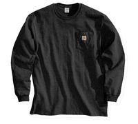 Camiseta carhartt workwear pocket t-shirt l/s hombre negro M