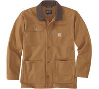 Carhartt Loose Fit Firm Duck Blanket-Lined Chore Abrigo, marrón, tamaño L para Hombres