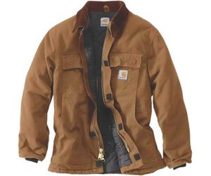 Carhartt Loose Fit Firm Duck Insulated Traditional 3 Warmest Abrigo, Marrón claro, Talla XL