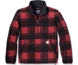 Carhartt Loose Fit Fleece Sudadera, negro-rojo, tamaño S para Hombres