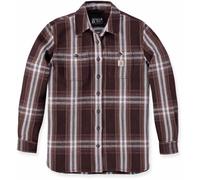 Carhartt Loose Fit Heavyweight Twill Camisa Damas, lila-marrón, tamaño S para Mujer