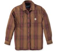 Carhartt Loose Fit Heavyweight Twill Camisa Damas, marrón, Talla M