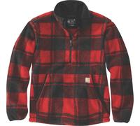 Carhartt Loose Fit Fleece Sudadera, negro-rojo, tamaño S para Hombres