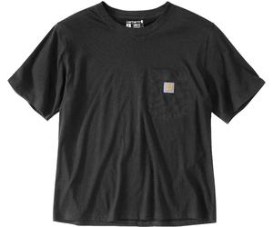 Carhartt Loose Fit Lightweight Short Sleeve Crewneck Ladies Camiseta, negro, Talla M