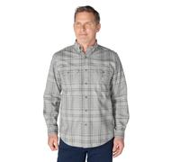 Carhartt Loose Fit Midweight Chambray Long-Sleeve Plaid Shirt Camisa de Cambray de Manga Larga a Cuadros de Peso Medio Hombre