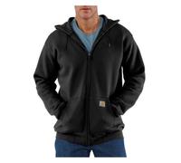 Carhartt Loose Fit Midweight Full-zip Sweatshirt, Sudadera con capucha, Hombre, Negro, L