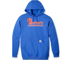 Carhartt Loose Fit Midweight Graphic Hooded Sudadera, azul-naranja, tamaño XL para Hombres
