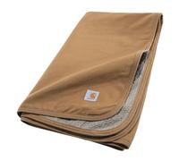 Carhartt Manta con Forro de Sherpa de Pato Firme, Manta Reversible para Mascotas, Color marrón Carhartt (Forro Polar/Lona)