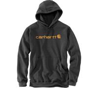 Carhartt Marquette Logo Sudadera con capucha, gris/dorado, Talla L