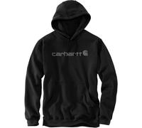 Carhartt Marquette Logo Sudadera con capucha, negro/gris, Talla XS