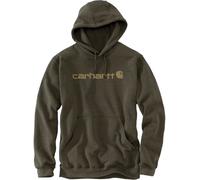 Carhartt Marquette Logo Sudadera con capucha, Verde oscuro, Talla S