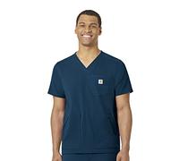 Carhartt Medical-Camiseta médica para Hombre con 5 Bolsillos y Cuello en V Camisa de Traje, Caribe, M