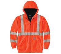 Carhartt Men's 104988 High-Visibility Loose Fit Midweight Thermal-Lined Full-Zi - Medium - Bright Orange