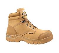 Carhartt Men's 6" Rugged Flex Waterproof Breathable Composite Toe Leather Work Boot CMF6356, Wheat, 8.5 M US