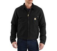 Carhartt Men's Big Duck Detroit Jacket (Regular and Big & Tall Sizes), Black, 3X-Large/Tall