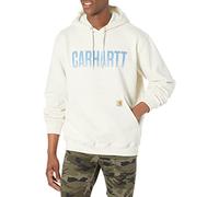 Carhartt Men's Big & Tall Loose fit Midweight Logo Grphic Sweatshirt, Malt, X-Large Tall