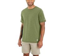 Carhartt Men's Big & Tall LWD Relaxed Fit Short-Sleeve T-Shirt, Chive Heather