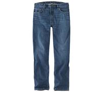 Carhartt Men's Force Relaxed Fit Low Rise 5-Pocket Jean, Rainier, 34 x 30