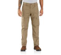 Carhartt Men's Force Relaxed Fit Ripstop Cargo Work Pant, Dark Khaki, 38 x 36