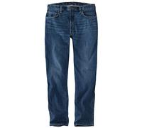 Carhartt Men's Force Straight Fit Low Rise 5-Pocket Jean, Everest, 36 x 30