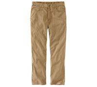 Carhartt Men's FR Rugged Flex Relaxed Fit Work Pant, Dark Khaki, 30 x 30