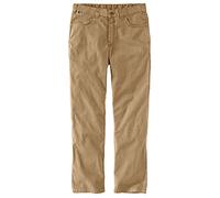 Carhartt Men's FR Rugged Flex Relaxed Fit Work Pant, Dark Khaki, 32 x 34