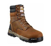 Carhartt Men's Ground Force 8" Waterproof Insulated Comp Toe CME8347 Construction Boot, Bison Brown Oil TAN, 10