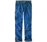 Carhartt Men's Rugged Flex Relaxed Fit Double-Front Utility Jean, Tahoe, 30 x 34