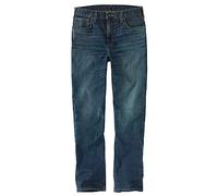 Carhartt Men's Rugged Flex Relaxed Fit Low Rise 5-Pocket Tapered Jean, Canyon, 40 x 30