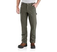 Carhartt Men's Rugged Flex Relaxed Fit Pant, Moss 1, 44 x 32