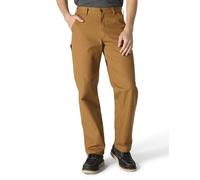 Carhartt Men's Washed Duck Work Dungaree Flannel Lined,Carhartt Brown,33 x 30