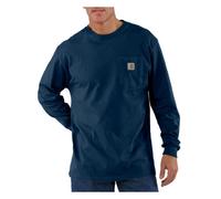 Carhartt Workwear Pocket Camisa Longsleeve, azul, tamaño L para Hombres