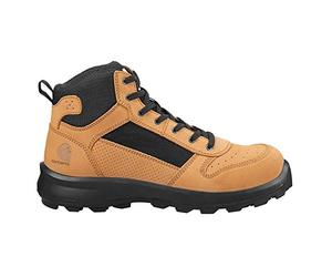Carhartt Michigan-Bota de Seguridad, Corte Medio, Tecnología Rugged Flex, Cumple con La Normativa S1p, Barco de construcción Hombre