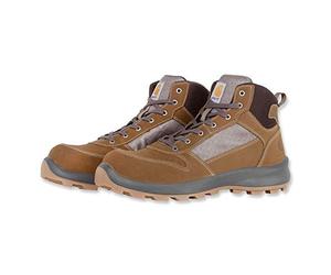 Carhartt Michigan-Bota de Seguridad, Corte Medio, Tecnología Rugged Flex, Cumple con La Normativa S1p, Barco de construcción Hombre