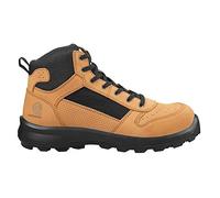 Carhartt Michigan - Bota de seguridad, corte medio, tecnología Rugged Flex, cumple con la normativa S1P Para Hombre, Amarillo trigo, 35