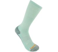 Carhartt Midweight Cotton Tencel Comfort Crew Calcetines de mujer - Pack de 3, turquesa, Talla M