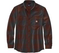 Carhartt Midweight Flannel Plaid Camisa, rojo, Talla S